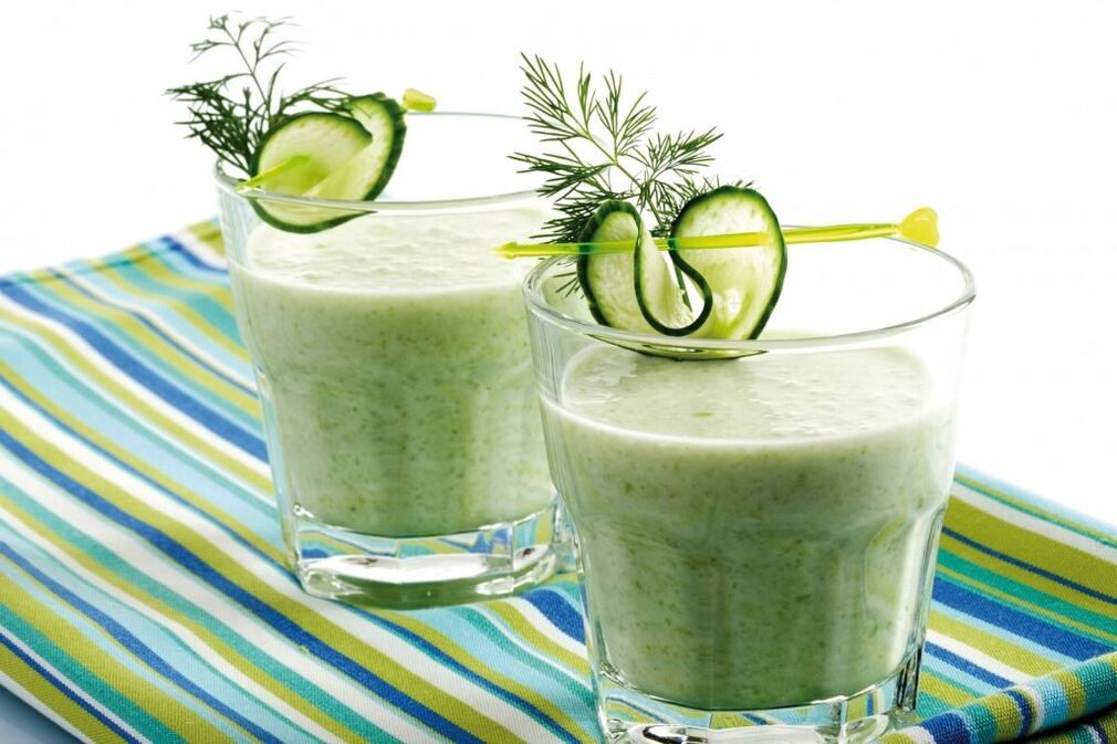 kefires cucumber smoothie for weight loss