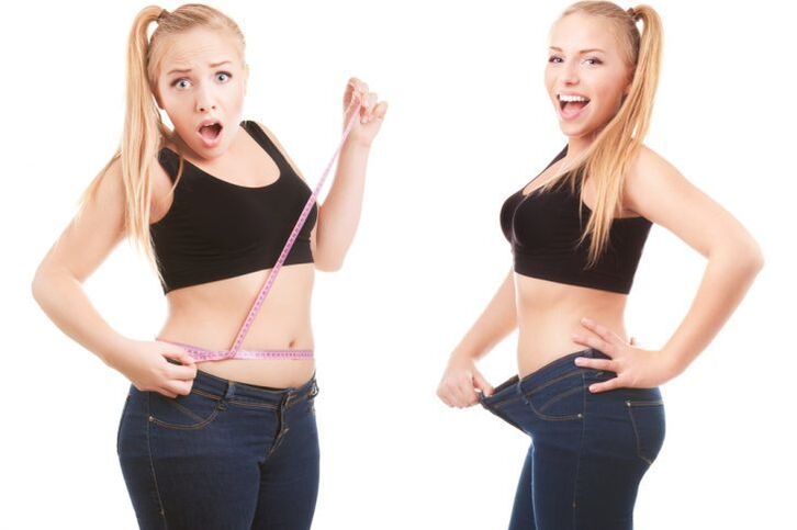 Complete and weight loss girl