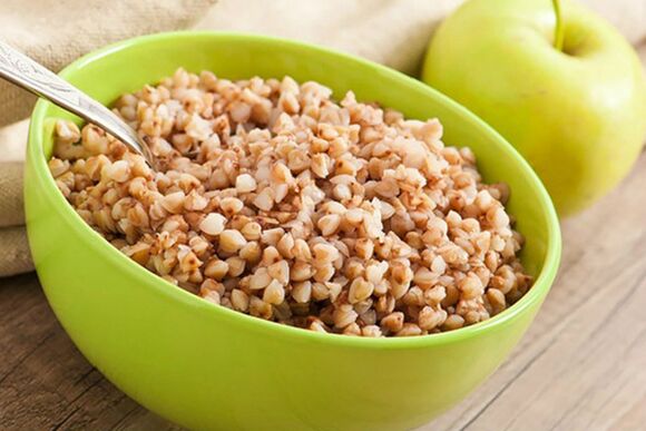 on a buckwheat porridge diet