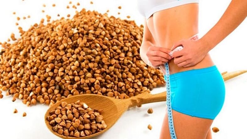 waist measurement during the buckwheat diet